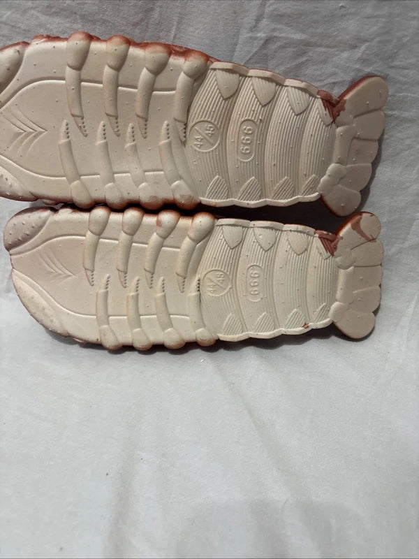 Lobster Slippers Beach Flip Flops Slip On Men’s Size EU 44/45 US 10/11