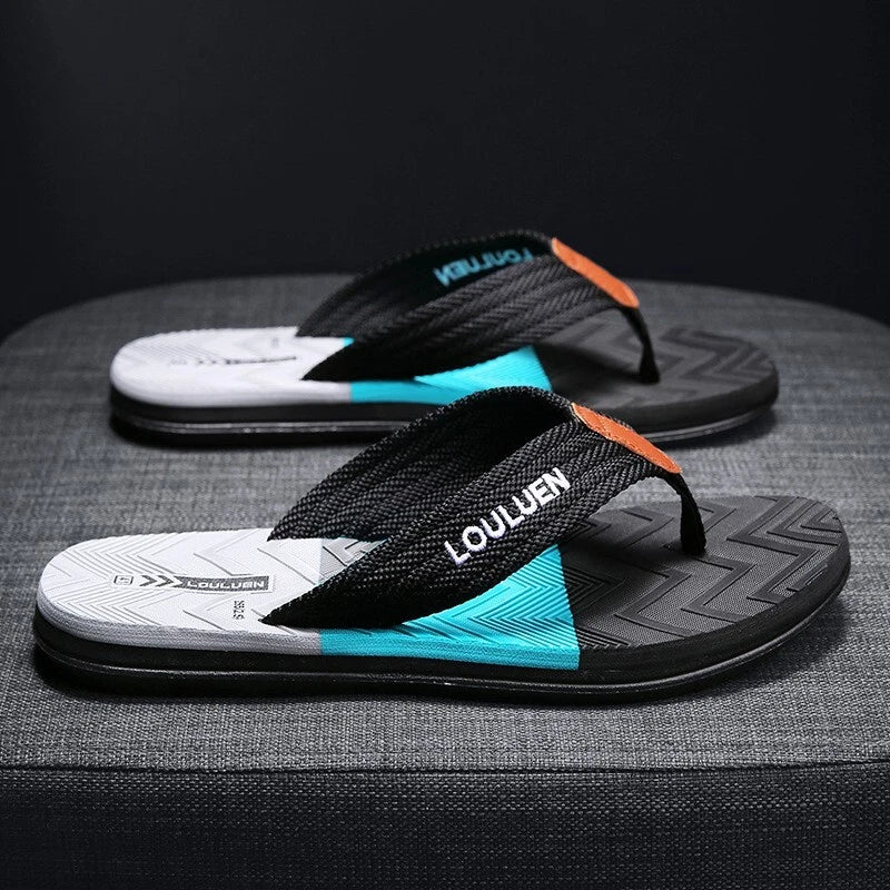 Fashion Mens Thong Flip Flops Sandals Beach Sandal Slippers US Size 7-15
