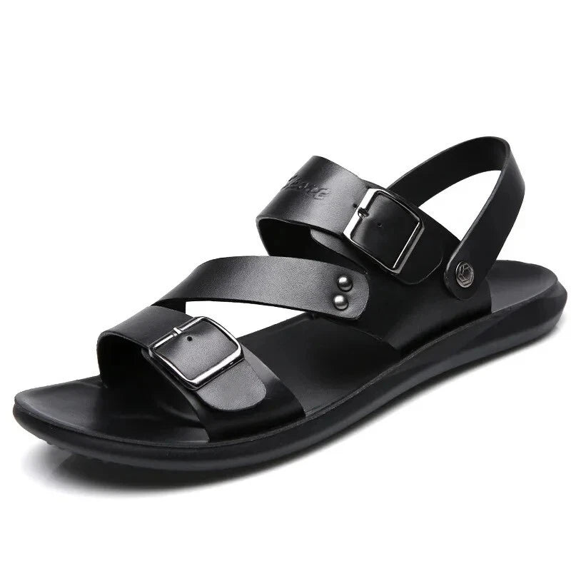 Men's Sandals Casual Beach Shoes One Shoe Two Use Men's Slippers Comfortable Bre