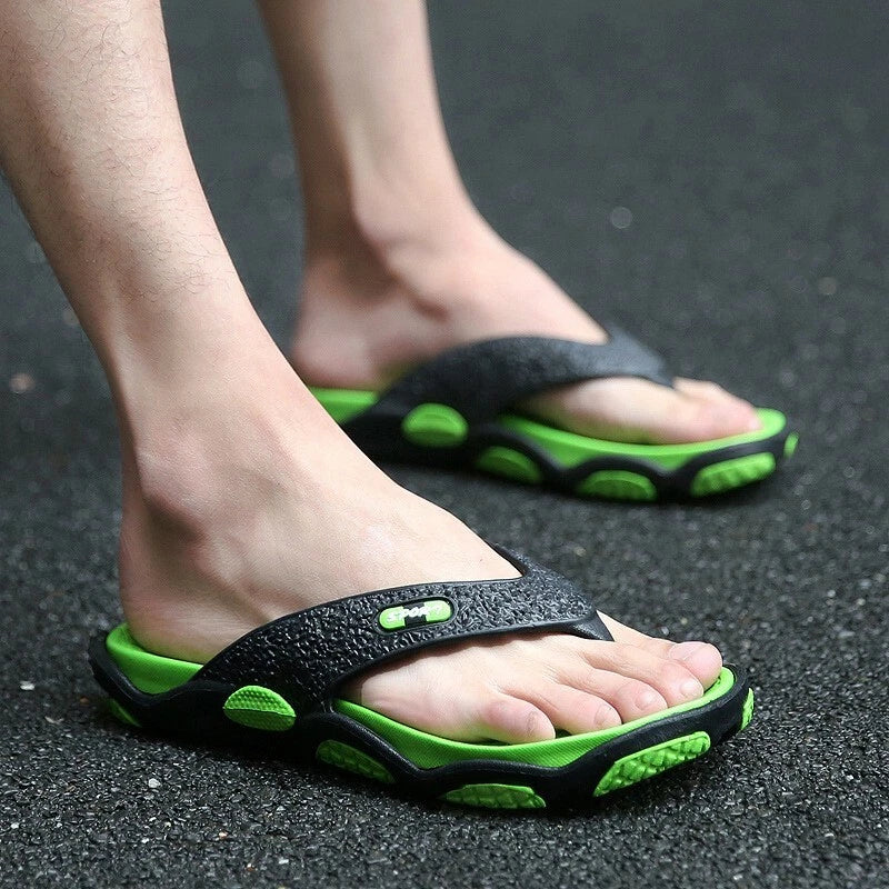 Casual-Summer Mens Flip Flops Sandals Beach EVA Flip-Flops Shoes Shower Slipper