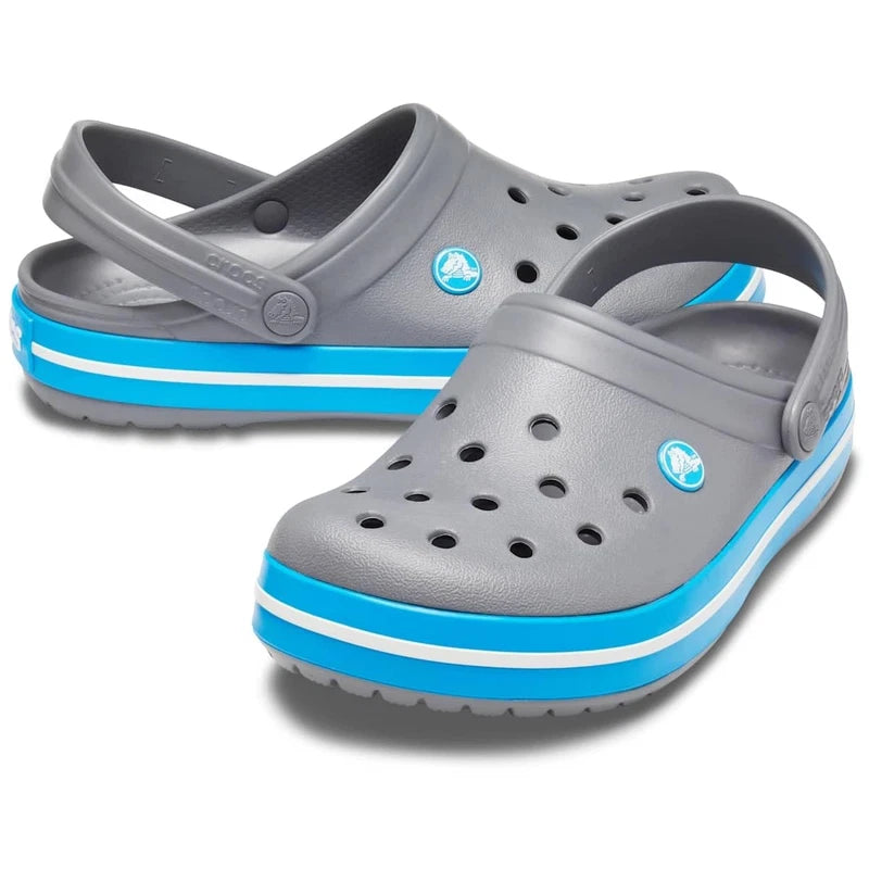 Crocs Crocband Clog, Charcoal/Ocean,M7/W9