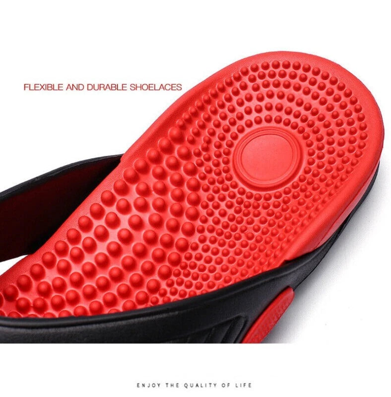 2024 Mens Thong Flip Flops Sandals Farbic Comfort Beach Sandal Slippers US Size