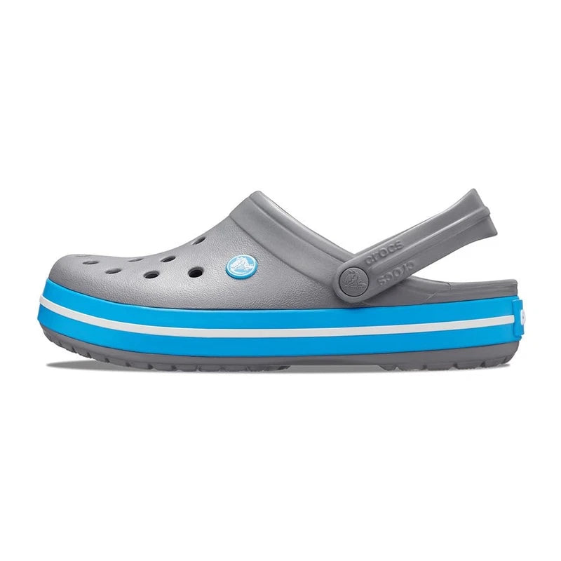 Crocs Crocband Clog, Charcoal/Ocean,M6/W8