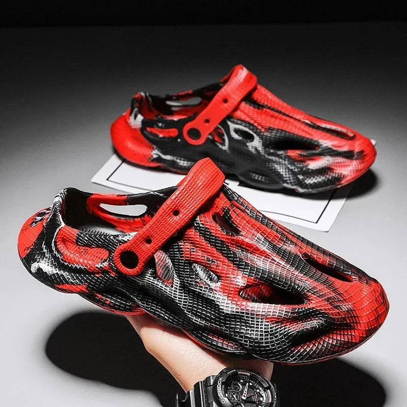 Men Slippers Camouflage Platform Outdoor Summer Clogs Shoe Women Beach Sandals