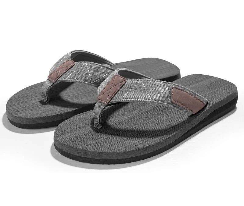 Men's Flip-Flops, Thongs Sandals Comfort Slippers for Beach Size US12/EU45/UK11