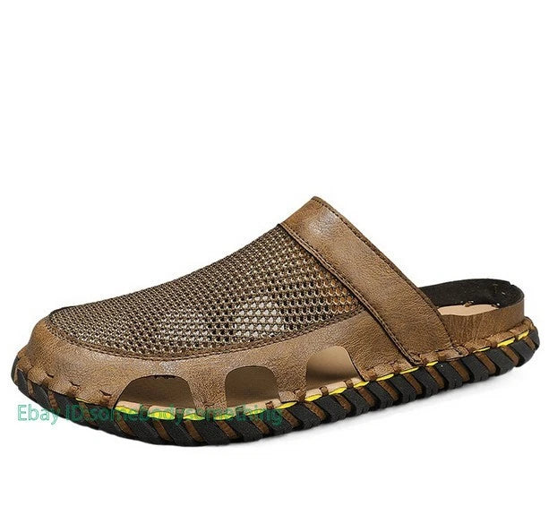 Men's Beach Ventilation Shoes Slippers Outdoor Casual Flats Summer Comfort 38-46