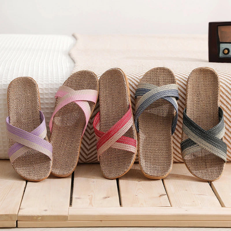 Fashion Men Slip on Slides Indoor Home Slippers Summer Sandal Casual Beach Shoes