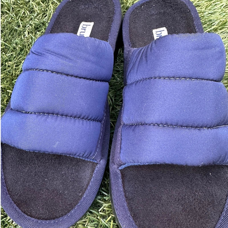 Brunch Poolslide Luxury Hotel Water Resistant Cushioned Slip On Sandals Size 7