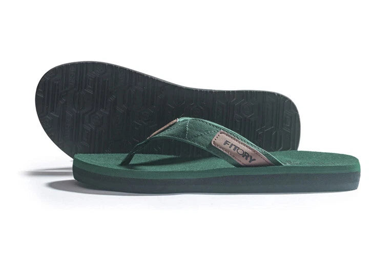 FITORY Men's Flip-Flops, Thongs Sandals Comfort Slippers for Beach Size 14