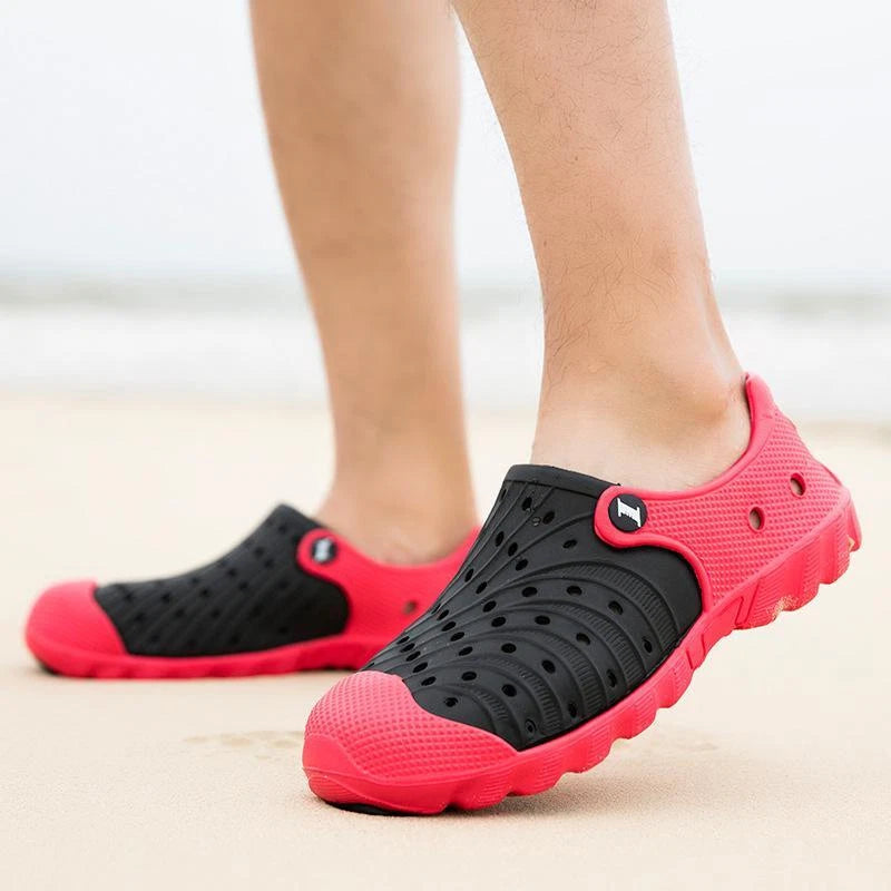 Men's Slip On Casual Shoes Waterproof Slippers Garden Beach Swim Sandals