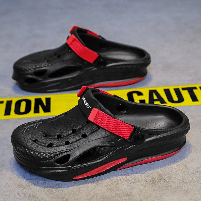 Men's Slip on Garden Mules Clogs Shoes Sports Sandals Beach Swim Slippers Shoes