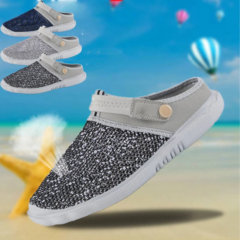Mens Sandals Hole Shoes Couples Outdoor Casual Beach Foam Slipper Runner Summer