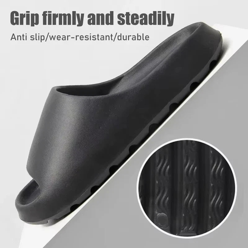 Comfortable Thick Sole Slippers Yeezy Style Summer Beach Slide Sandals (Unisex)