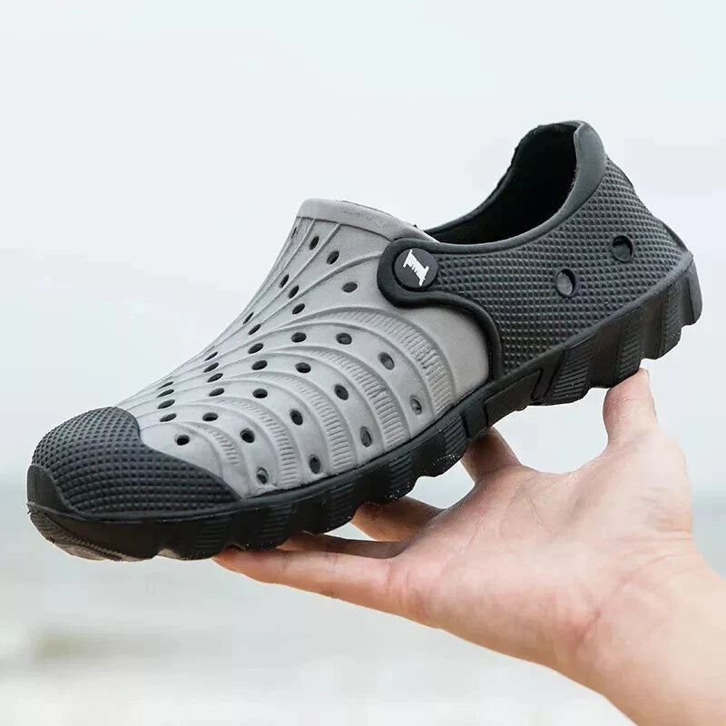 Men's Clogs Slip On Casual Shoes Waterproof Slippers Garden Beach Swim Sandals