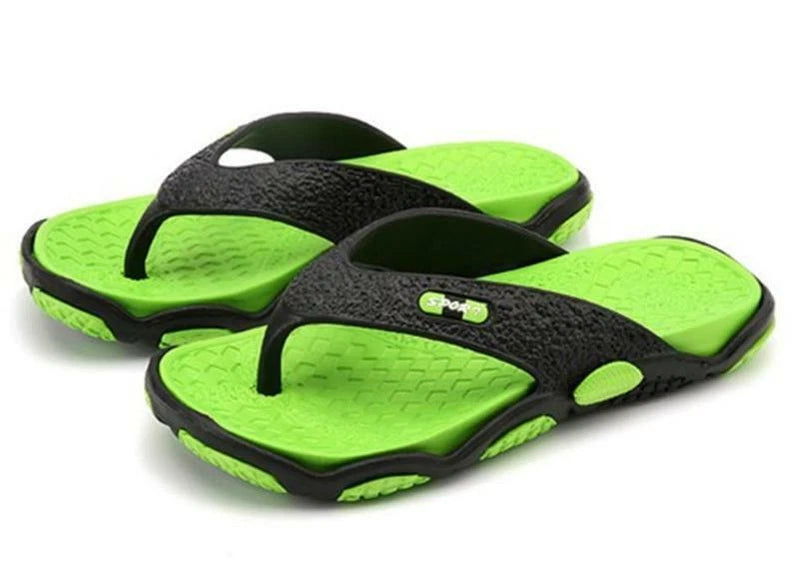 Men Anti-slip Massage Flip Flops Beach Shoes Casual Fashion Slippers Sandals