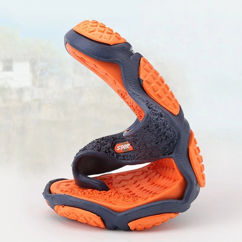 Summer Casual Men Flat Wedge Sandals Thong Flip Flops Slippers Beach Shoe Pool