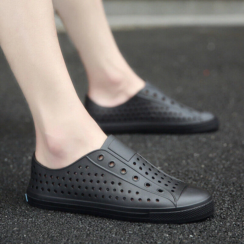 Mens Summer Sandals Slip On Garden Mules Shoes Sports Beach Water Slippers Size
