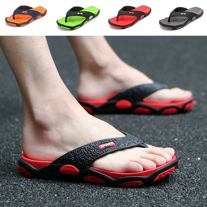 Casual-Summer Mens Flip Flops Sandals Beach EVA Flip-Flops Shoes Shower Slipper