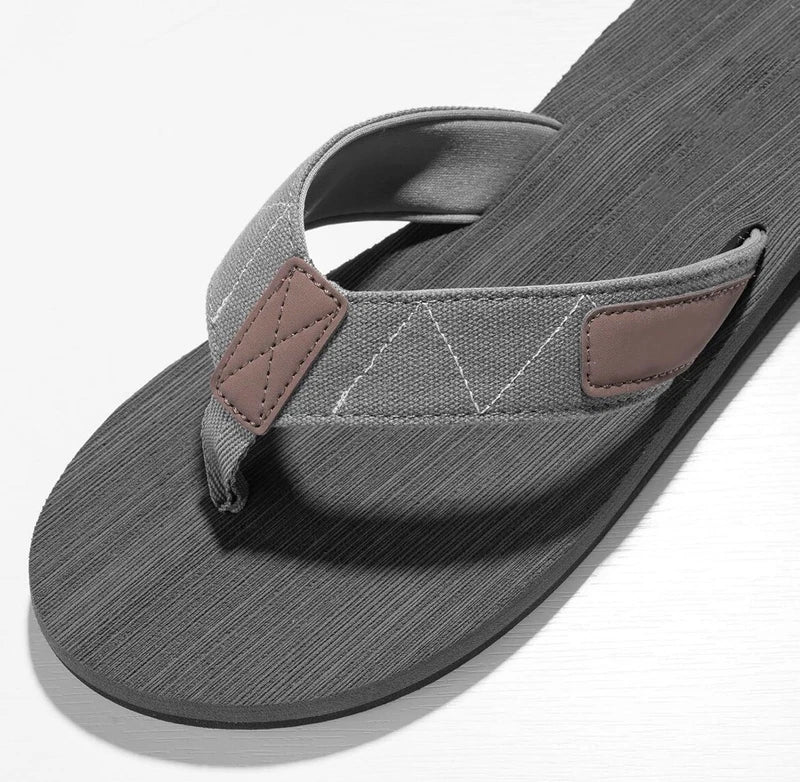Men's Flip-Flops, Thongs Sandals Comfort Slippers for Beach Size US 13/EU 46