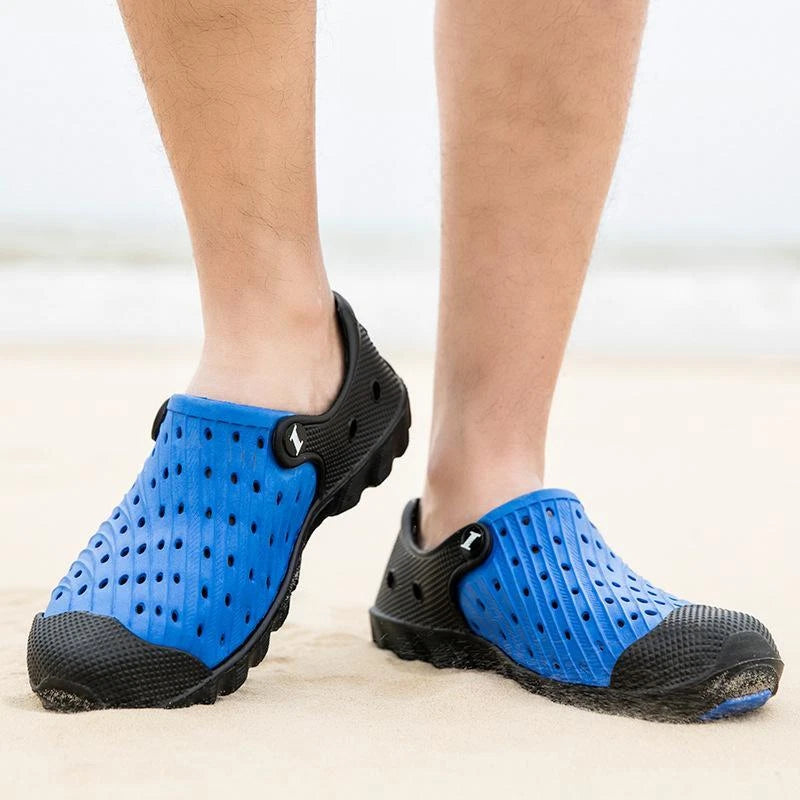 Men's Slip On Casual Shoes Waterproof Slippers Garden Beach Swim Sandals