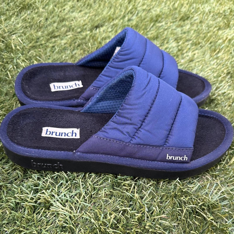 Brunch Poolslide Luxury Hotel Water Resistant Cushioned Slip On Sandals Size 7