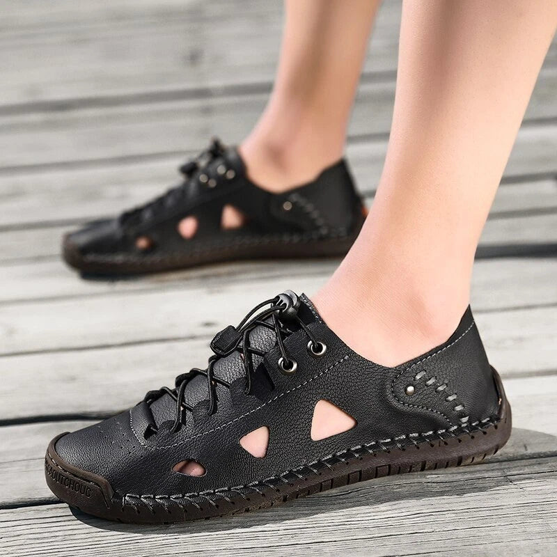 Summer Men's Sandals Moccasin Hiking Beach Slipper Comfortable Casual Shoes